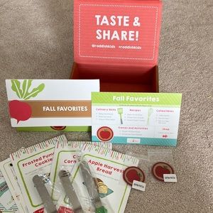 Raddish kids cooking kit for three fall favorites